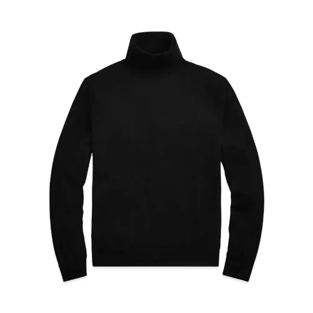 Ralph Lauren Purple Label Cashmere Turtleneck Sweater #1 "Black"