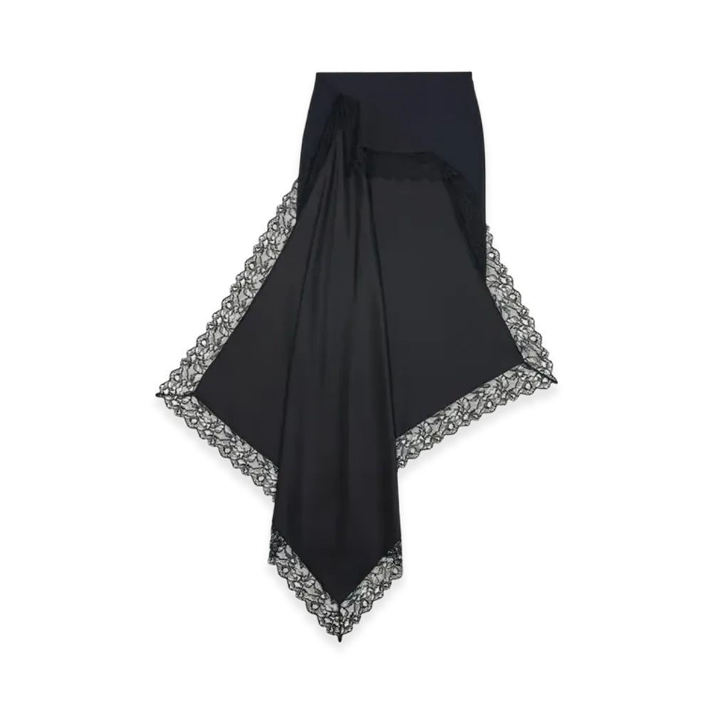 MM6 Maison Margiela Women's Spliced Skirt "Black"