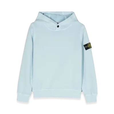 Stone Island Kids Hoodie "Light Blue"