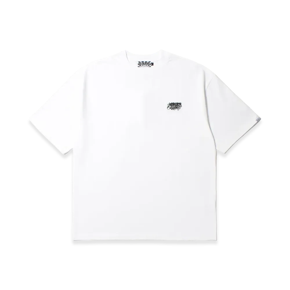 APHRODITEGANG Small Classic Logo Embroidery S/S Tee "White/Black"