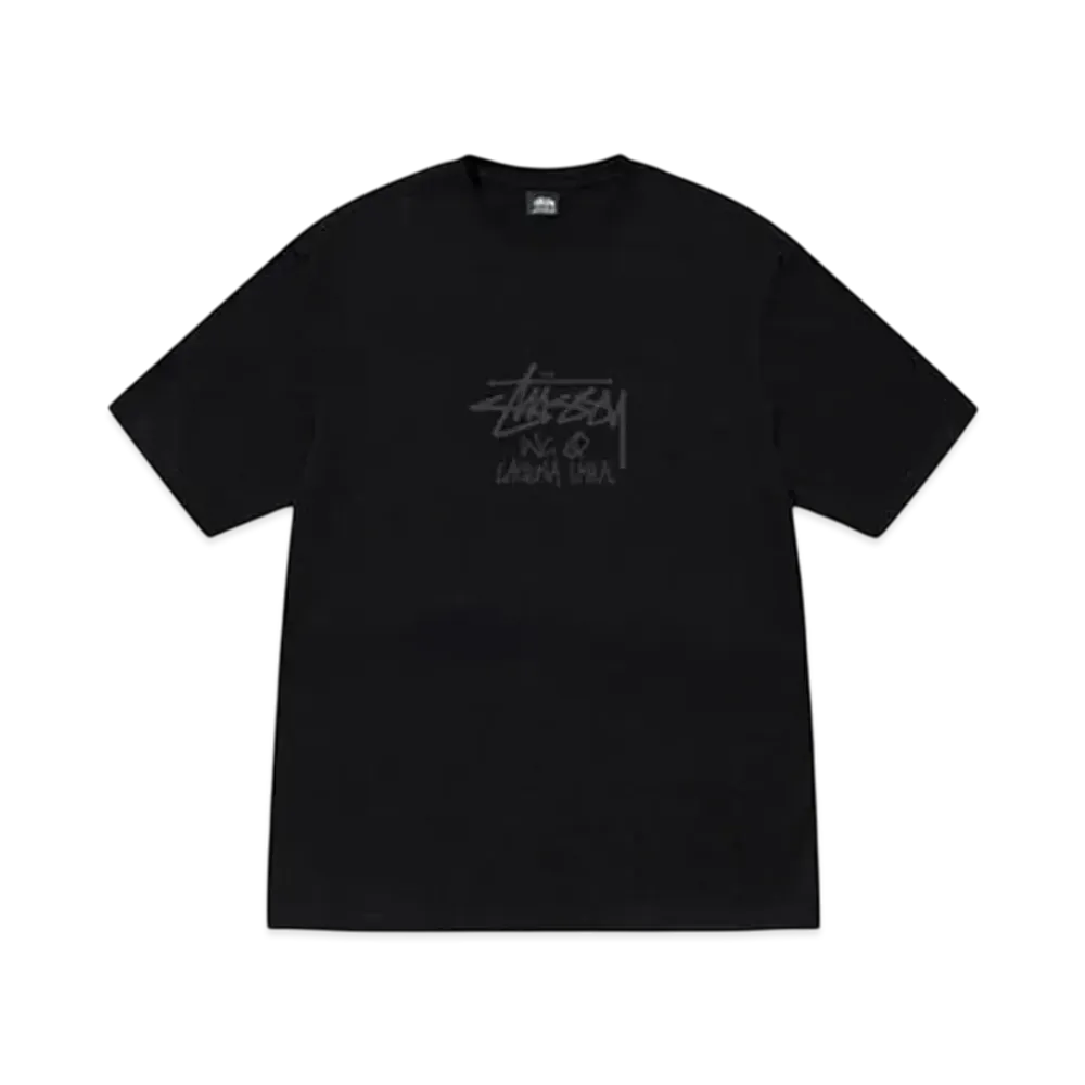 Stussy Laguna Usa Tee Pigment Dyed "Black"