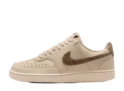 Nike Women's Court Vision Low PRM "Sanddrift/Snakeskin"