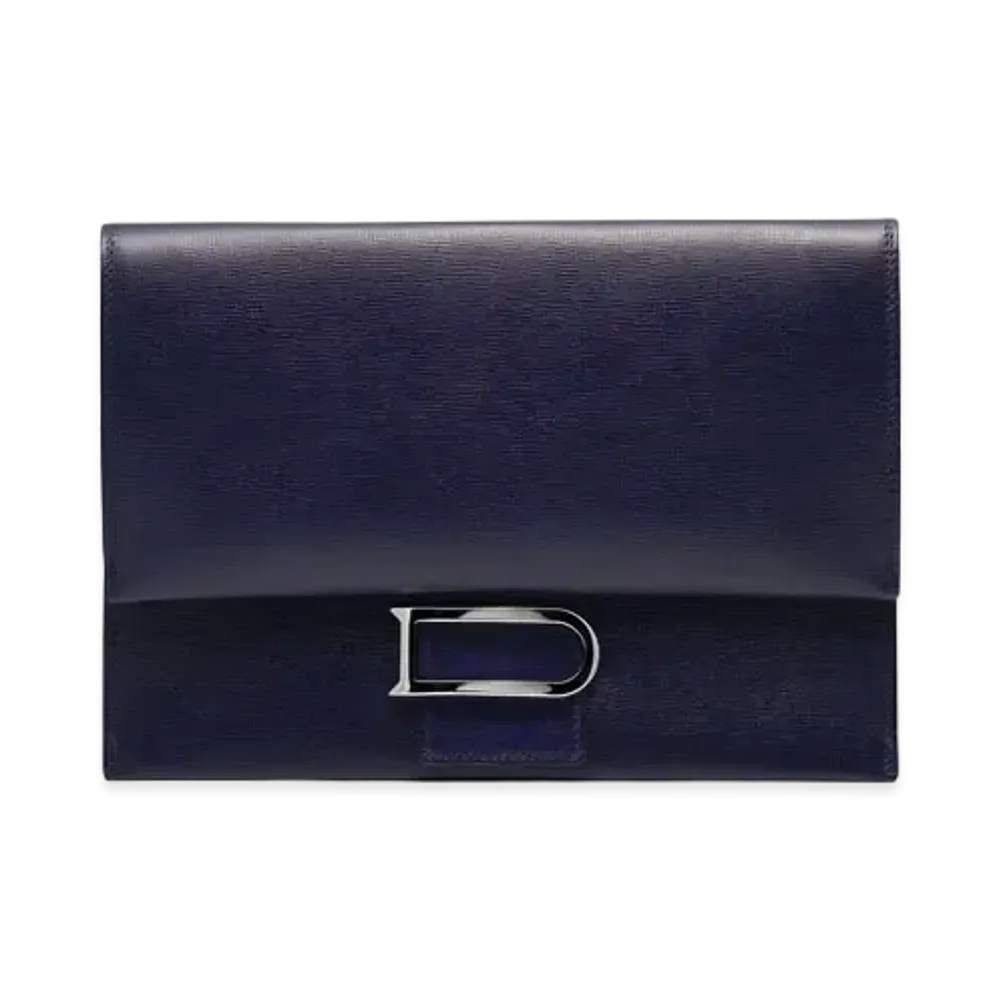 DELVAUX Leonce Clutch Opera Calf "Night Sky"