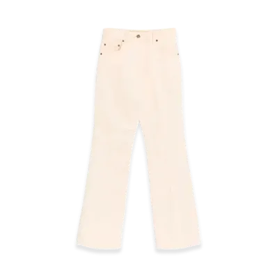 Valentino Women's Flared Denim Jeans "Avorio"