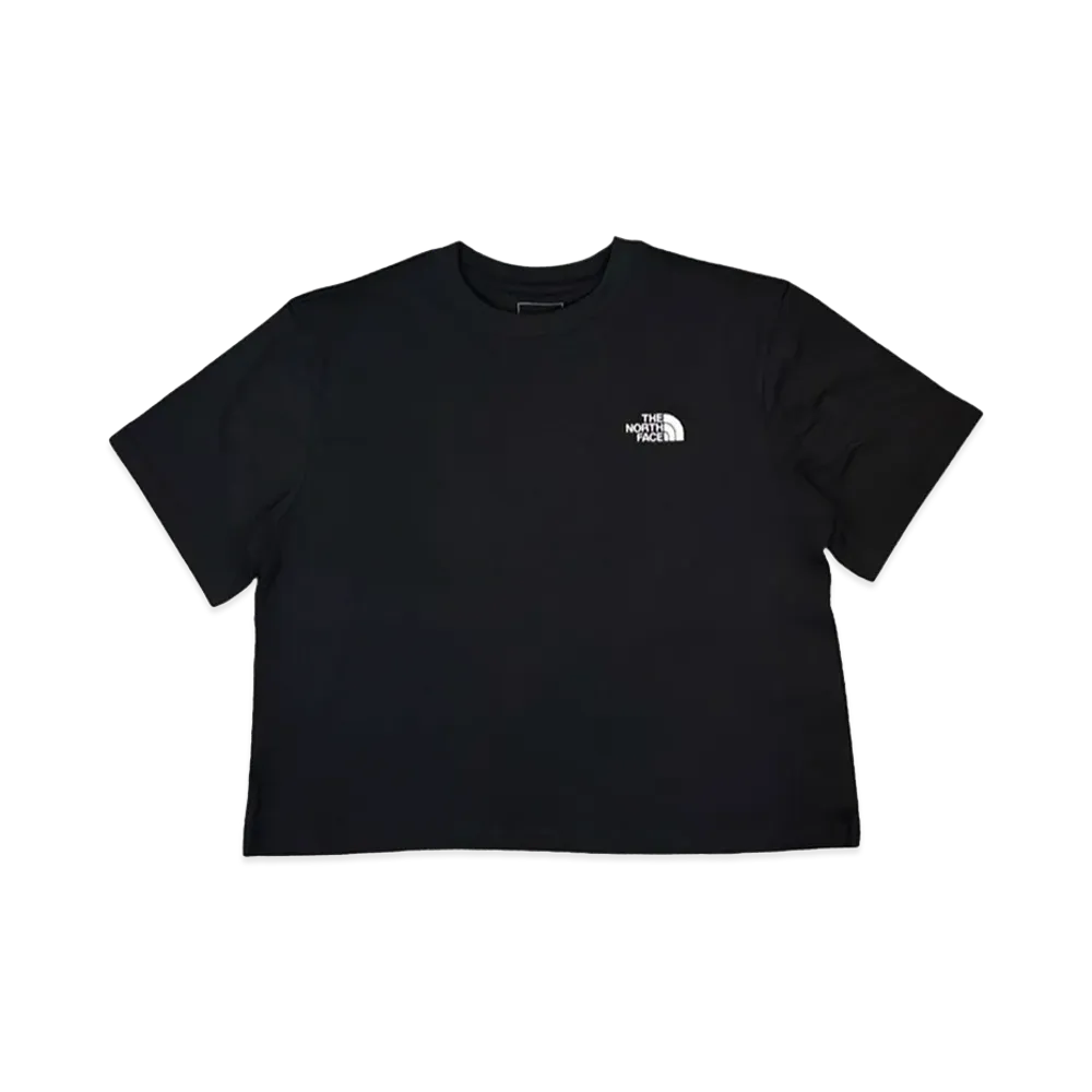 The North Face W Evolution Simpledome Crop Rlx S/S Tee "Black"