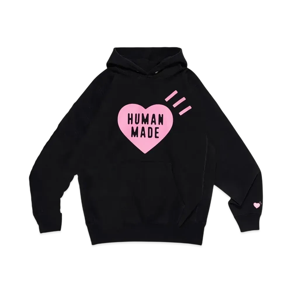 HUMAN MADE Heart Heavyweight Hoodie Harajuku / Pink "Black"