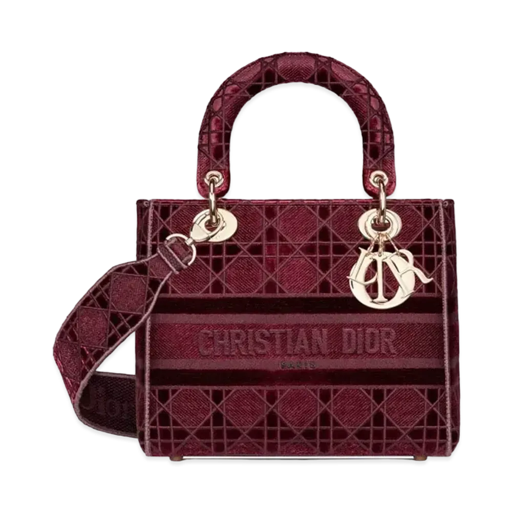 Dior Medium Lady D-Lite Bag "Red"