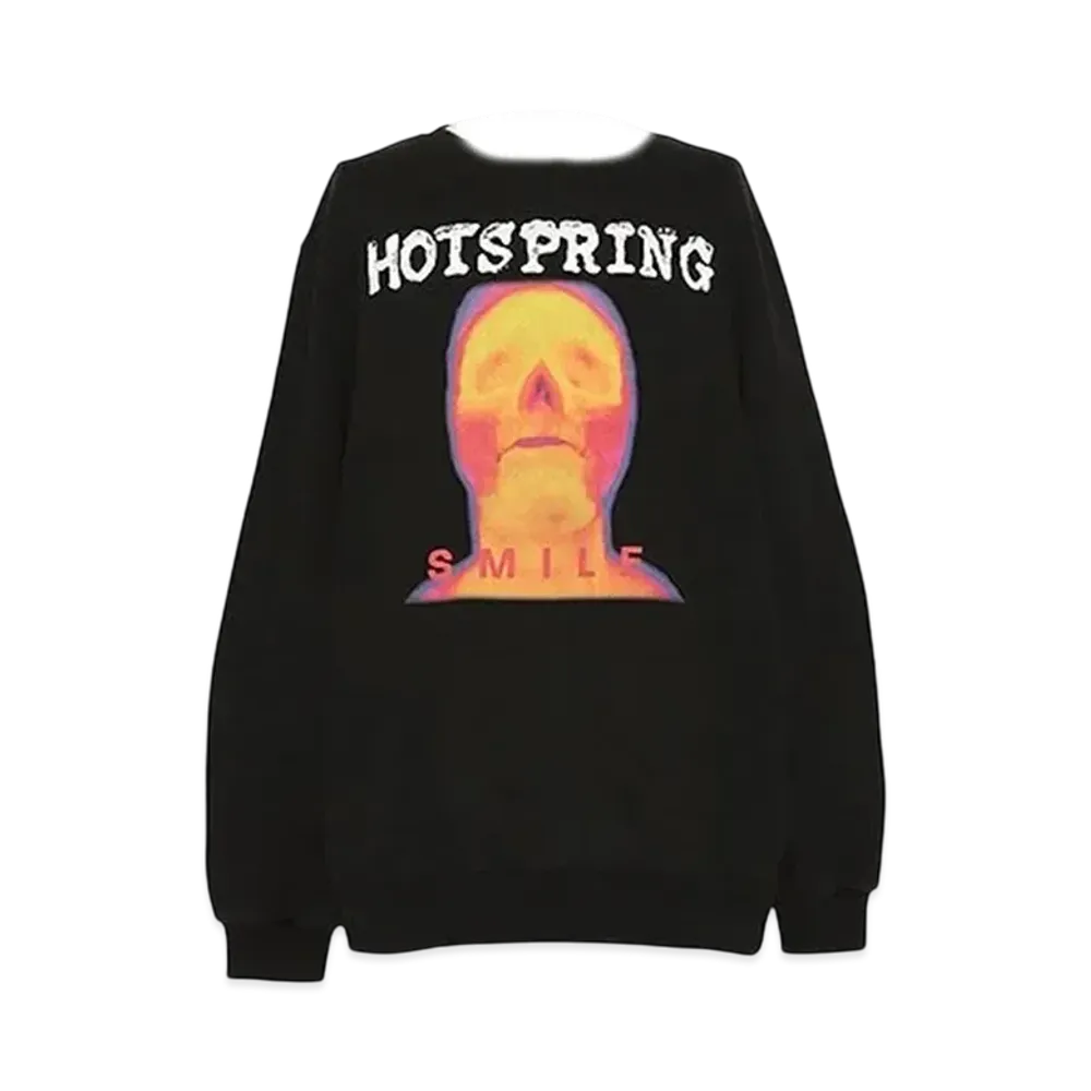 doublet Hotspring Onsen Sweat Shirt 12 "Black"