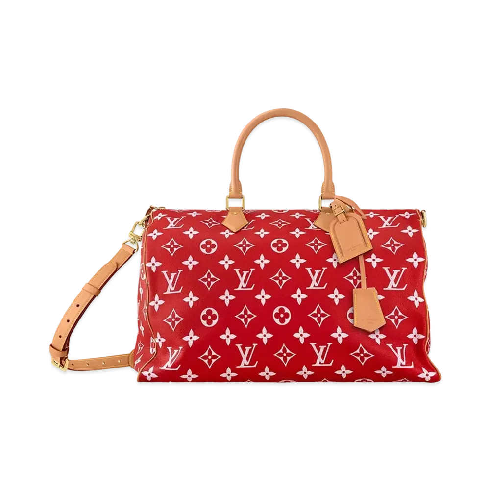 Louis Vuitton Speedy P9 Bandouliere 50 Monogram "Rouge"