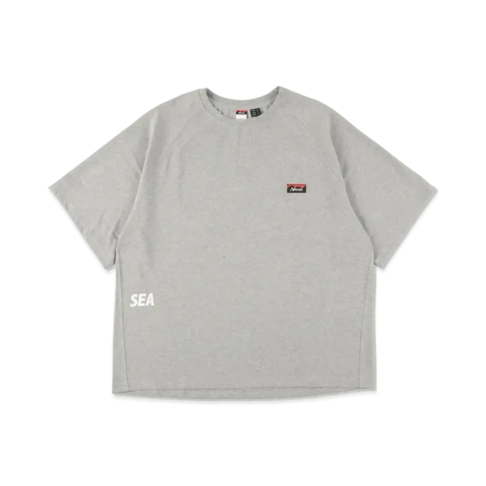 WIND AND SEA x NANGA S/S TEE "Ash Gray"