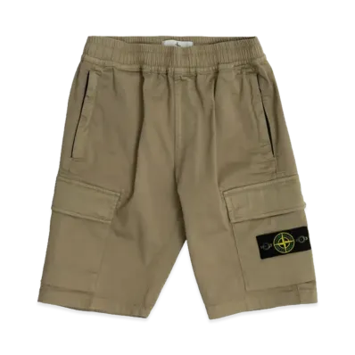 Stone Island Kids Shorts "Beige"