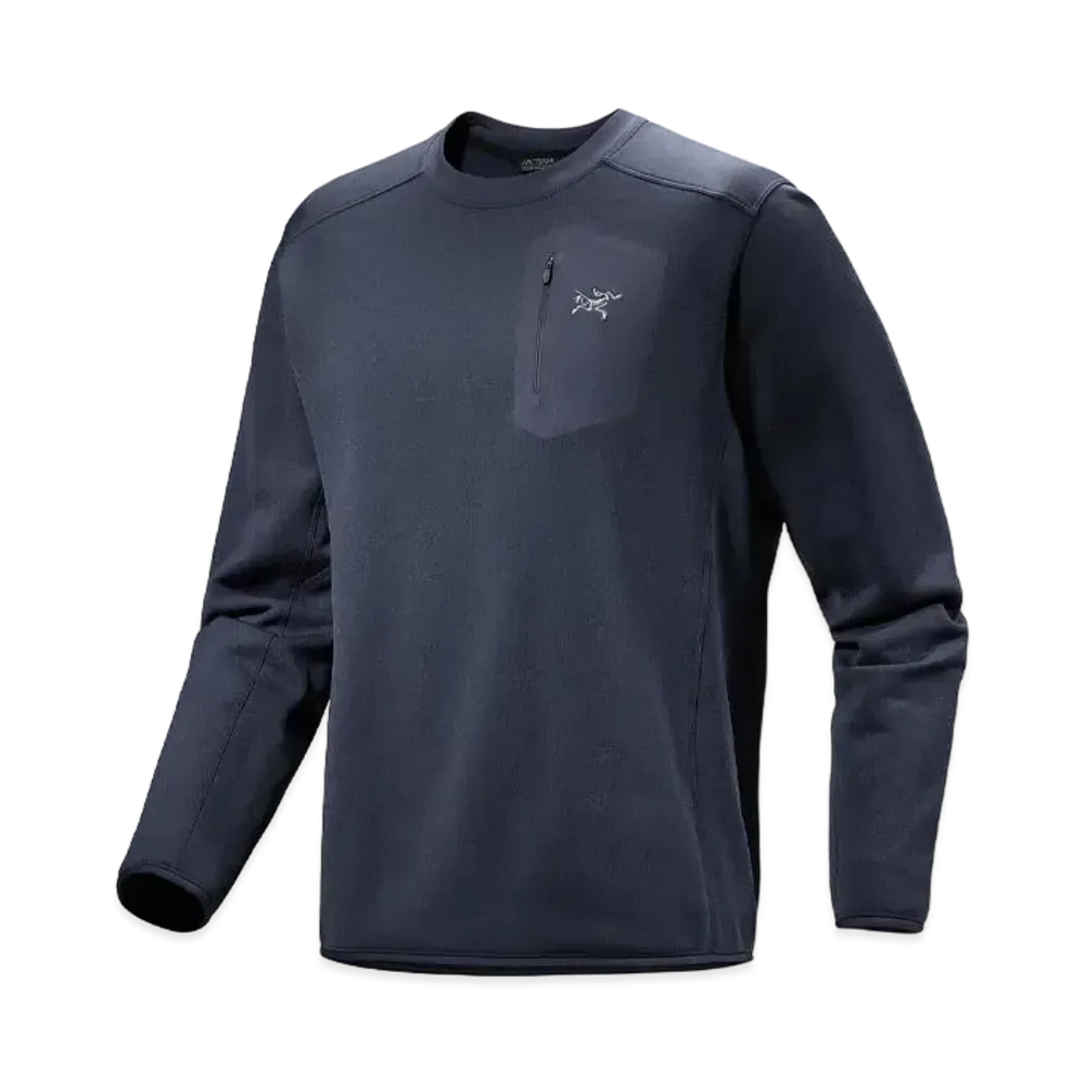 ARC'TERYX Kyanite Crew Neck For Men's X000007153 "Black Sapphire"