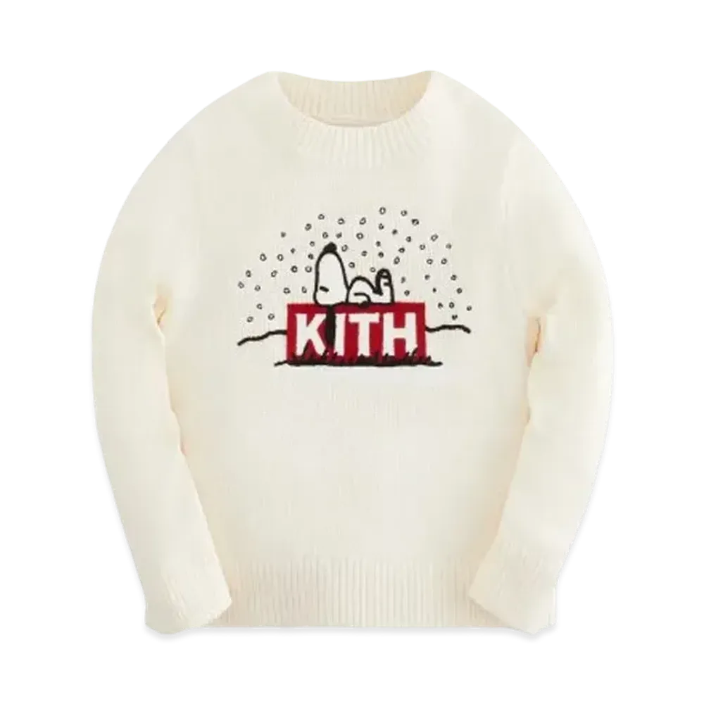 Kith Kids for Peanuts Snoopy Sweater "Sandrift"