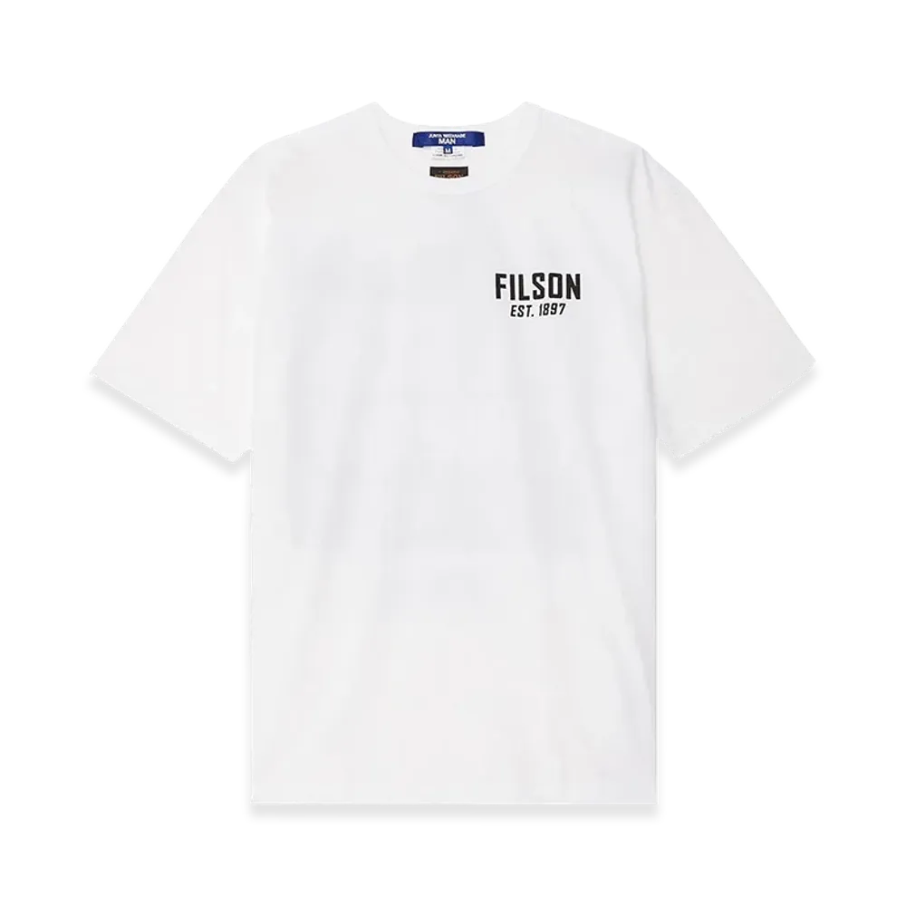 JUNYA WATANABE x FILSON Graphic-Print Cotton Jersey T-Shirt "White"