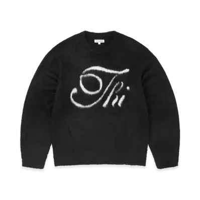 thisisneverthat THI Logo knit Sweater "Black"