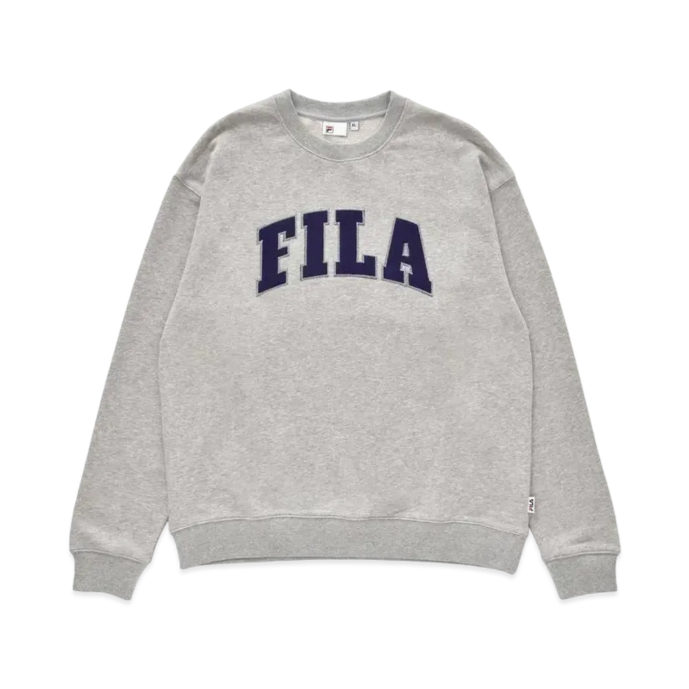 FILA College Logo Crew "Gray"