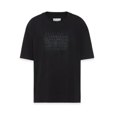 Maison Margiela Cotton T-Shirt With Logo "Black"