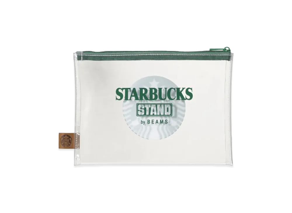 STARBUCKS STAND x BEAMS PVC Pouch "Clear"