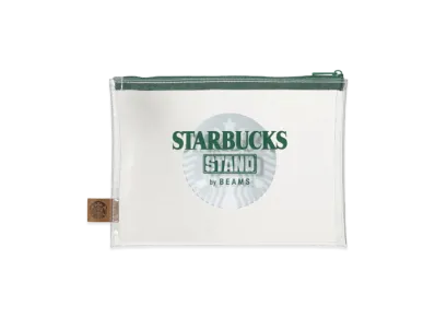 STARBUCKS STAND x BEAMS PVC Pouch "Clear"
