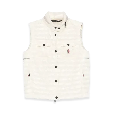 MONCLER Women's Waistcoat Grenoble "White"