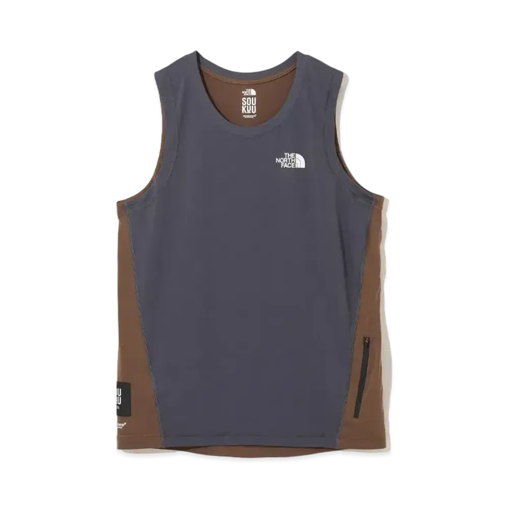 UNDERCOVER x THE NORTH FACE SOUKUU SEASON 2 Trail Runner Tank Top "Periscope Gray/Dark Earth Brown"