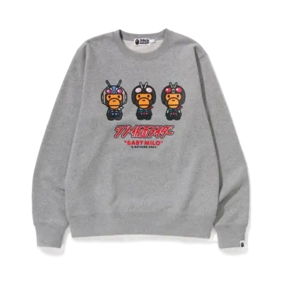 A BATHING APE x Shin Kamen Rider No.1 Baby Milo Tee "Black"
