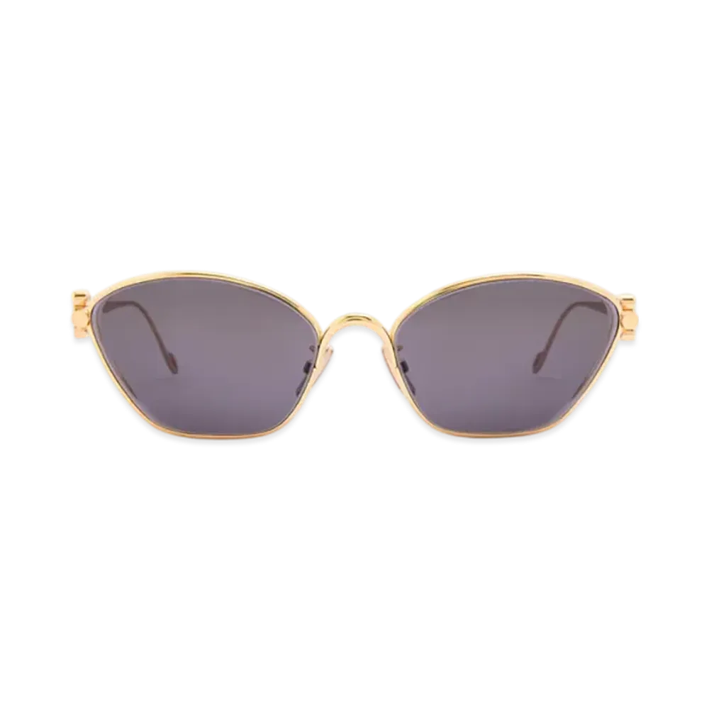 LOEWE Anagram Hexagonal Sunglasses "Smoke/Mocha"