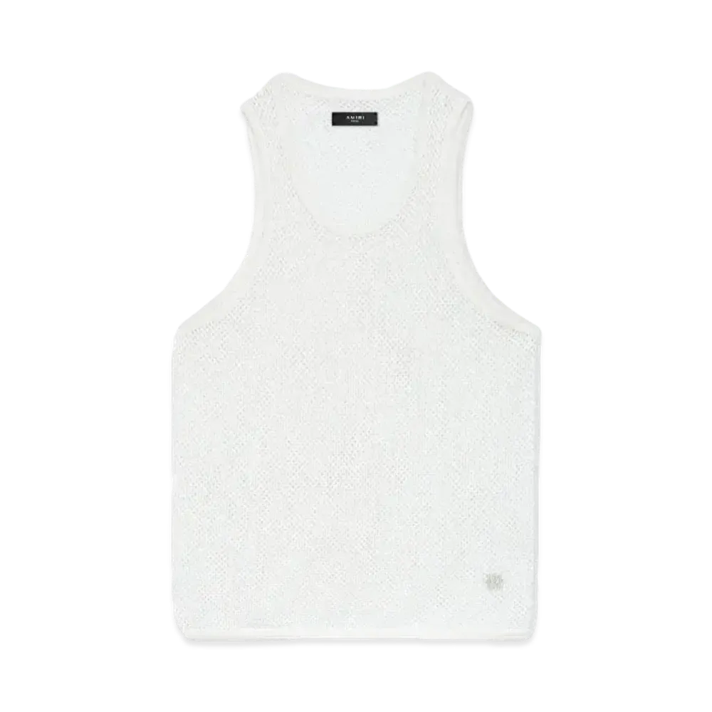 AMIRI Crystal Tank Top "White"