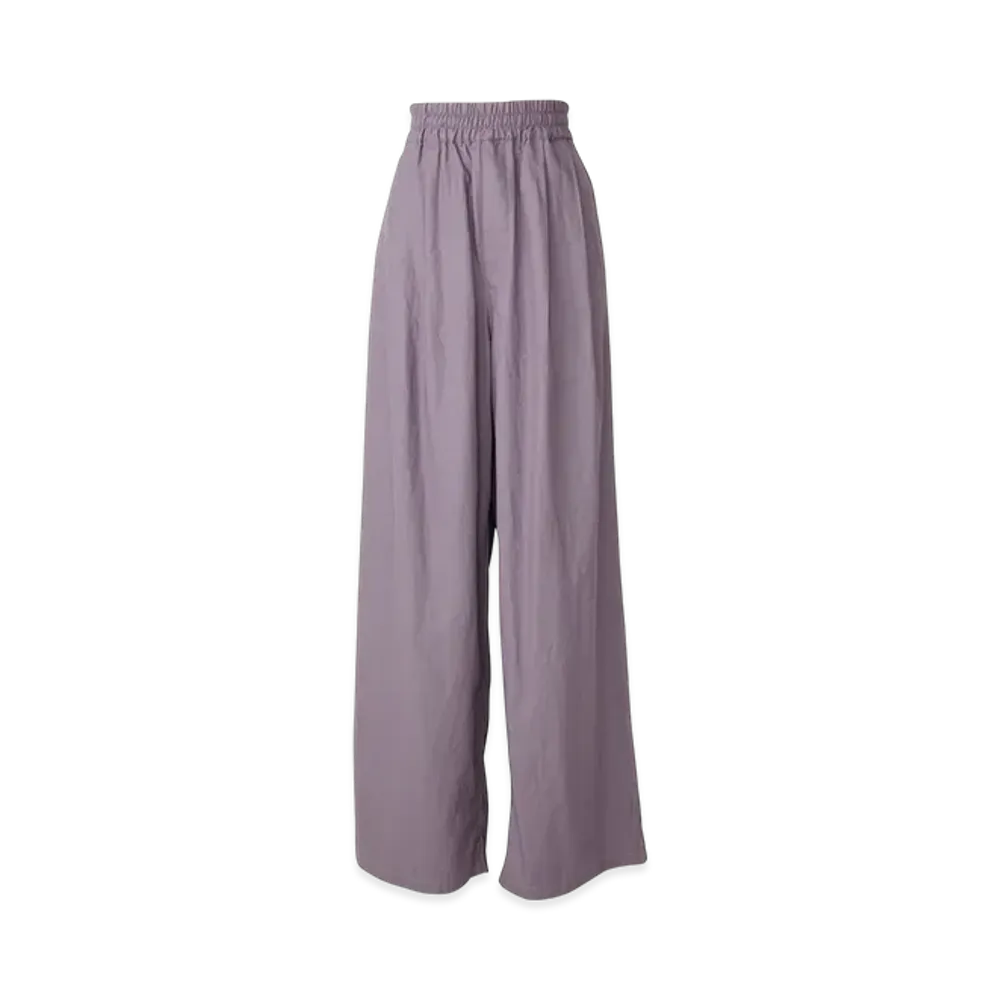 HYSTERIC GLAMOUR High-Waisted Wide-Pleated Pants "Purple"