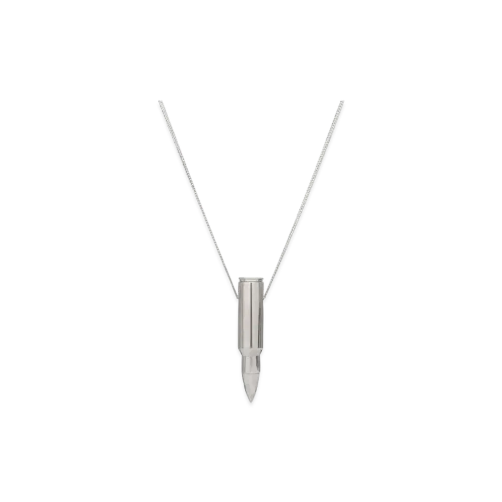 DENIM TEARS Tour of Duty Souvenir Necklace "Silver"