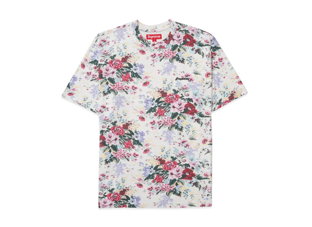Supreme Washed S/S Top "Floral"