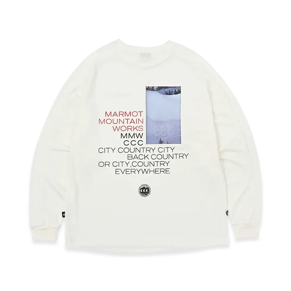 Marmot x CITY COUNTRY CITY MMWCCC L/S T-Shirt "White"