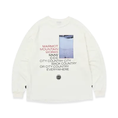 Marmot x CITY COUNTRY CITY MMWCCC L/S T-Shirt "White"