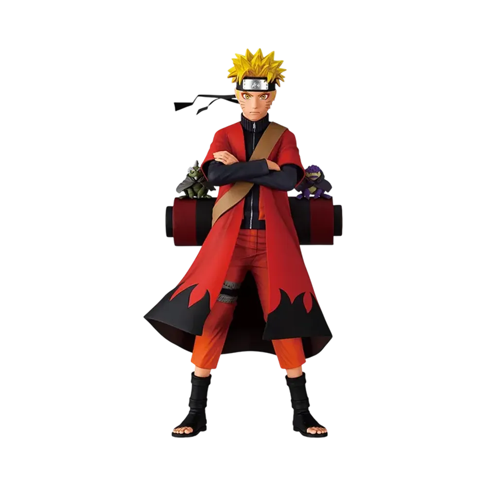 BANDAI "Ichiban Kuji" -NARUTO Shippuden: The Bridge of Peace and the Lament of Reincarnation- A Prize Uzumaki Naruto (Sage Mode) MASTERLISE