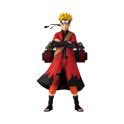 BANDAI "Ichiban Kuji" -NARUTO Shippuden: The Bridge of Peace and the Lament of Reincarnation- A Prize Uzumaki Naruto (Sage Mode) MASTERLISE