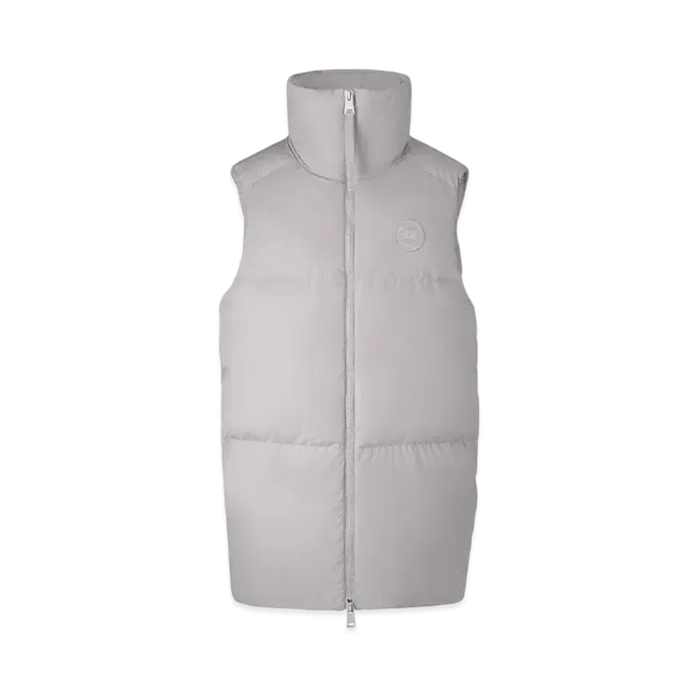 CANADA GOOSE Garnet Long Vest "MoonstoneGrey"