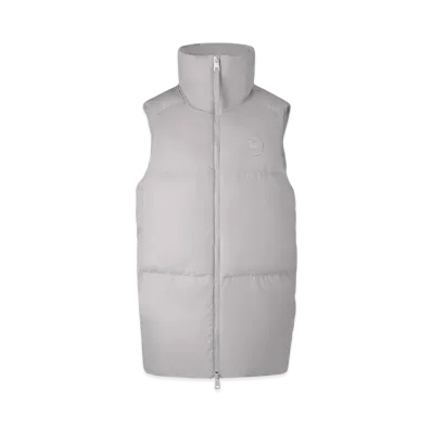 CANADA GOOSE Garnet Long Vest "MoonstoneGrey"
