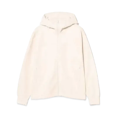 BEAMS Sweat Zip Up Hoodie "Ivory"