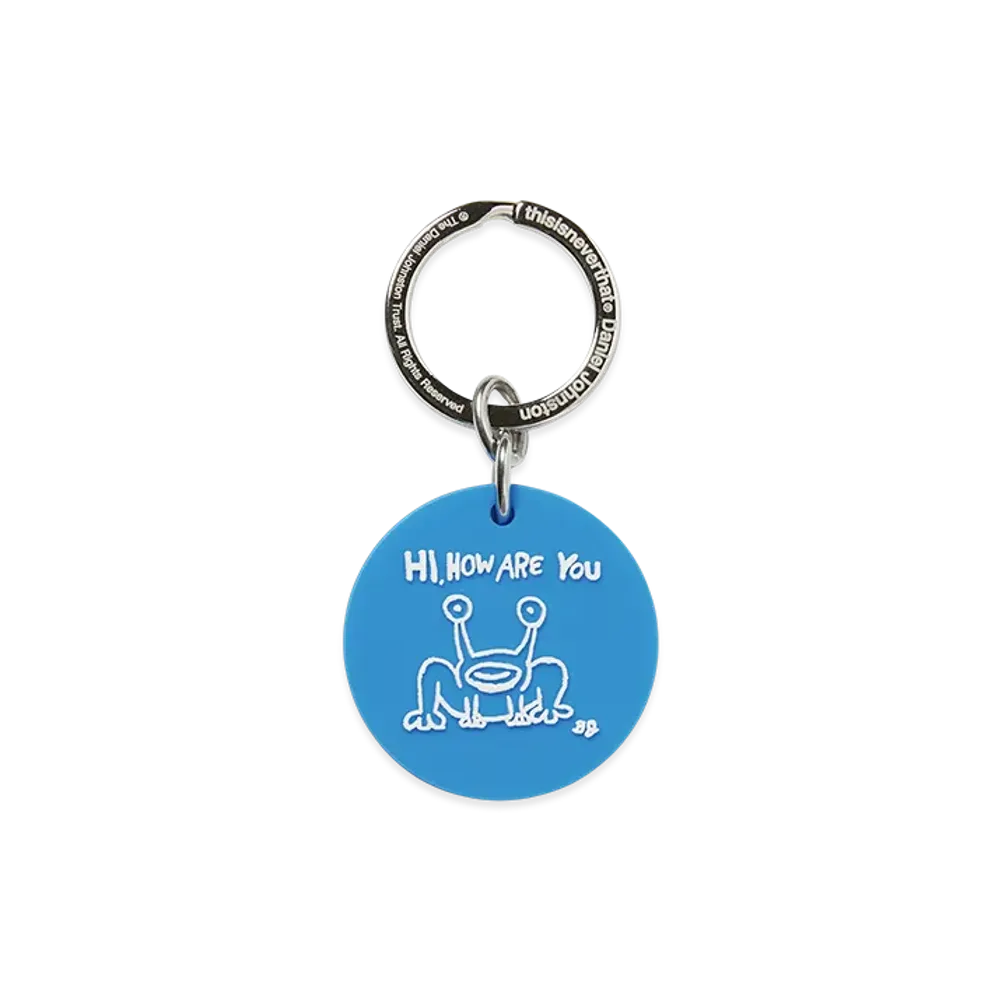 thisisneverthat x Daniel Johnston Frog Keychain "Teal"