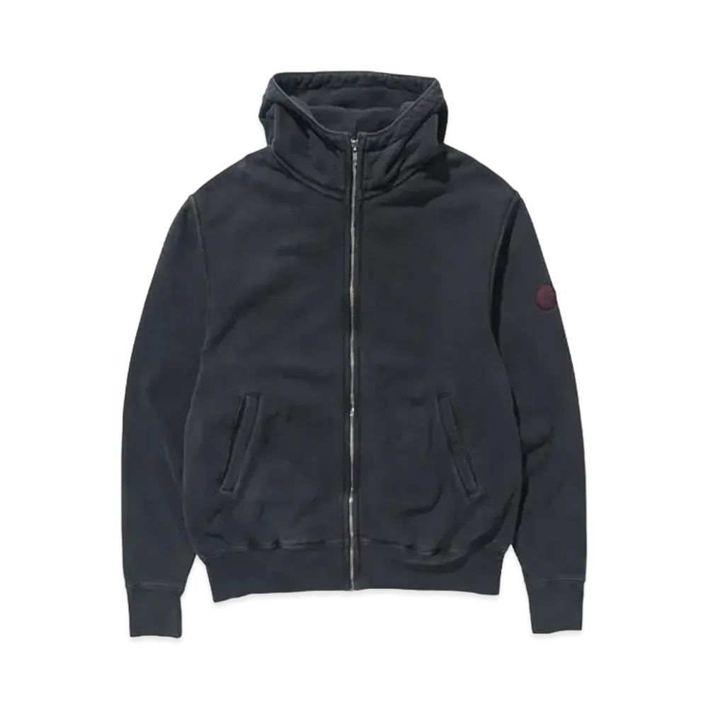 Cav Empt (C.E) OVERDYE HEAVY ZIP HOODIE "Black"
