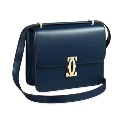 Cartier Mini Shoulder Bag, C de Cartier "Midnight Blue"