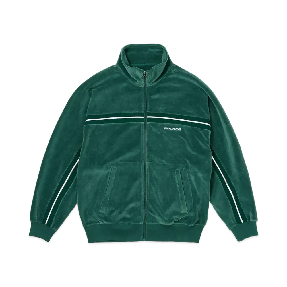Palace RIB Panel Zip Funnel "Green"