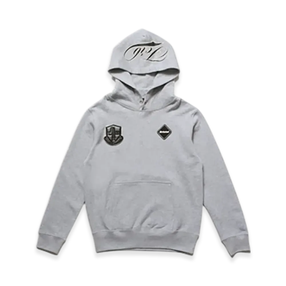 F.C.Real Bristol For Kids Letterd Sweat Hoodie "Gray"