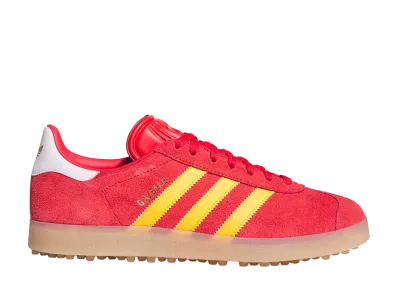 adidas Gazelle Golf "Pure Ruby/Crew Yellow"