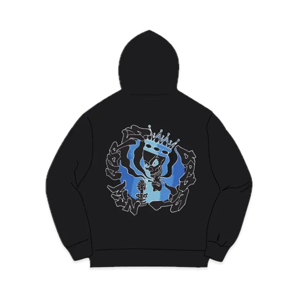 Supreme New World Order Hooded Sweatshirt "Black"