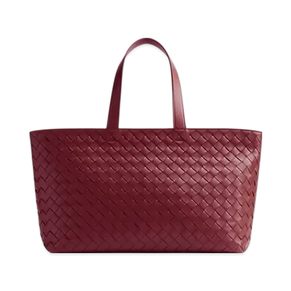 Bottega Veneta Intrecciato Tote Bag "Bordeaux"