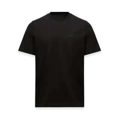 MONCLER Vertical Back Logo Cotton T-Shirt "Black"