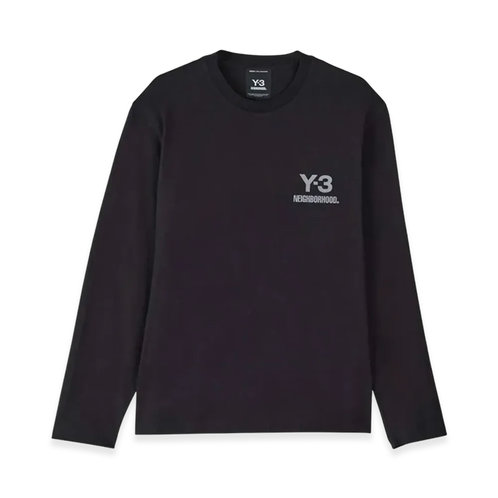 Y-3 x NEIGHBORHOOD Logo LS Tee "Black"