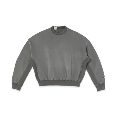 Champion x N.HOOLYWOOD Reverse Weave Reversible Crew Neck Sweatshirt "Grey"