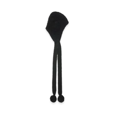 Acne Studios Mohair Cap with Ear Flaps "Black"
